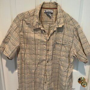 Plaid shirt sleeve button down